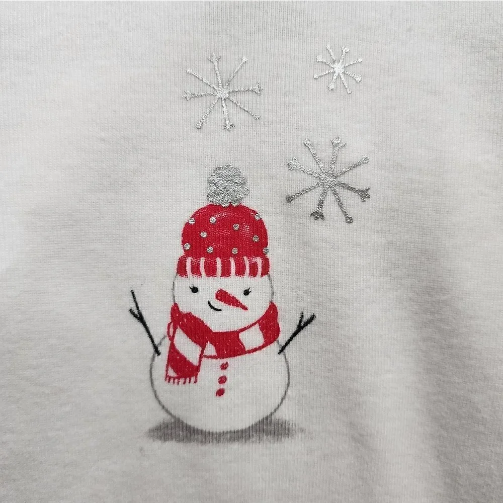 Nwt Carter's Baby Girls' Christmas Snowman Tutu Coordinate Set - Red/White